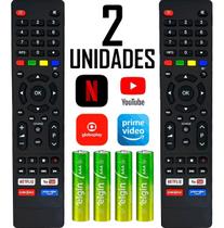 Kit 2 Controle Universal Para Smart Tv P- hilco Ph55 Ptv32g