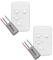 Kit 2 controle ventilador 127 v 4 6uf 2 lampadas 419 rima Kit 2 controle ventilador 127 v 4 6uf 2 lampadas 419 rima