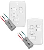Kit 2 controle ventilador 127 v cap 4 6uf 3 lamp 429 rima Kit 2 controle ventilador 127 v cap 4 6uf 3 lamp 429 rima