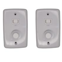 Kit 2 controle ventilador comercial 400w bivolt 14 rima