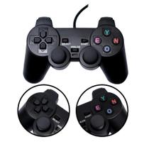 Kit 2 Controles Jogos Ps2 Com Fio Manete Resistente A Quedas - Ps Tech