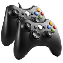 Kit 2 Controles Joystick Compatível c/ Controle Xbox 360 - knup