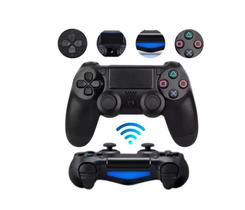 Kit 2 Controles Joystick Compativel Playstation 4 Pc Sem Fio