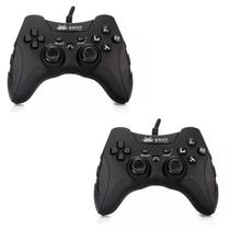 Kit 2 Controles Joystick P3 KP-4040 Compatível Com P3 Pc Android e Smartphone