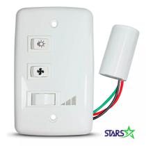 Kit 2 Controles P/ Vent. De Teto Com Capacitor 3 Fios 220v