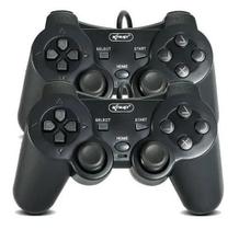 Kit 2 Controles Para Playstation 2 Com Fio Joystick
