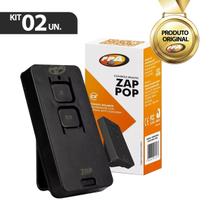 Kit 2 Controles Remoto Tx Zap Pop 433mhz Preto PPA