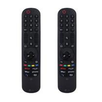 Kit 2 Controles Smart Magic MR22GN NFC Original para TV LG 50NANO75SQA OLED55C2PSA Kit 2 Controles Smart Magic MR22GN NFC Original para TV LG 50NANO75SQA OLED55C2PSA