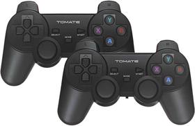 Kit 2 Controles Wireless sem Fio 2.4G com Alcance Até 10 Metros para PC TV e Jogos com Recepctor USB Kit 2 Controles Wireless sem Fio 2.4G com Alcance Até 10 Metros para PC TV e Jogos com Recepctor USB