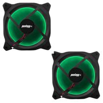 Kit 2 Cooler Fan Reinforced 5 Leds Para Gabinete 120mm x 120mm Kit 2 Cooler Fan Reinforced 5 Leds Para Gabinete 120mm x 120mm
