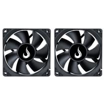 Kit 2 Cooler Fan Rise Mode Black 80mm 12v Preto - RM-BK-02-FB Kit 2 Cooler Fan Rise Mode Black 80mm 12v Preto - RM-BK-02-FB