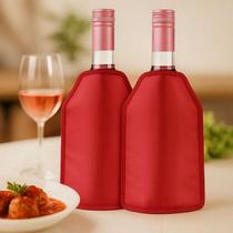 Kit 2 Coolers Térmicos com Gel p/ Vinho Espumante Cerveja e Suco Bolsa Resfriadora p/ Garrafas Kit 2 Coolers Térmicos com Gel p/ Vinho Espumante Cerveja e Suco Bolsa Resfriadora p/ Garrafas