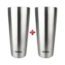 Kit 2 Copo de Cerveja Térmico Dublin Inox 400ml Thermos Kit 2 Copo de Cerveja Térmico Dublin Inox 400ml Thermos