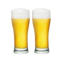 Kit 2 Copo De Vidro Tulipa Tulipinha 200ml Chopp Pilsen Cerveja Bar Restaurante Moderno Versátil