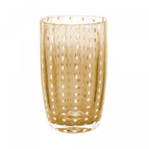 Kit 2 Copos Altos de Vidro Orquídea Âmbar 500ml - Wolff Kit 2 Copos Altos de Vidro Orquídea Âmbar 500ml - Wolff