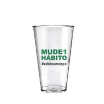 Kit 2 Copos Big Drink Personalizados Eco Mude Um Hábito Kit 2 Copos Big Drink Personalizados Eco Mude Um Hábito