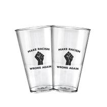 Kit 2 Copos Big Drink Personalizados Make Racismo Wrong Kit 2 Copos Big Drink Personalizados Make Racismo Wrong