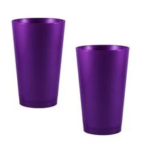 Kit 2 Copos Cancun Lilás 320Ml Plástico Premium Kit 2 Copos Cancun Lilás 320Ml Plástico Premium