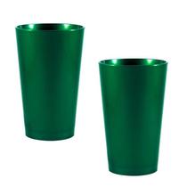 Kit 2 Copos Cancun Verde 320Ml Plástico Premium Kit 2 Copos Cancun Verde 320Ml Plástico Premium