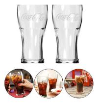 Kit 2 Copos Coca Cola Vidro 470ml Colecionador Incolor