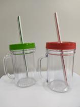 kit 2 copos de acrilico com tampa e canudo kit 2 copos de acrilico com tampa e canudo