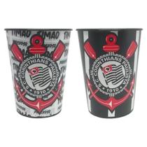 Kit 2 Copos De Plástico Corinthians Poderoso Timão 450ml