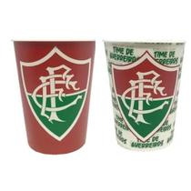 Kit 2 Copos De Plástico Fluminense Time De Guerreiros 450ml