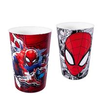 Kit 2 Copos de Suco Refri Spiderman Homem Aranha 320ML Plasútil