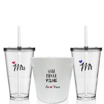 Kit 2 Copos E Balde De Pipoca Namorados Kit 2 Copos E Balde De Pipoca Namorados