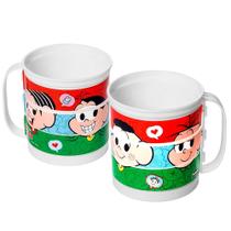 Kit 2 Copos Giratórios Turma Da Mônica 360ml Caneca Infantil Kit 2 Copos Giratórios Turma Da Mônica 360ml Caneca Infantil