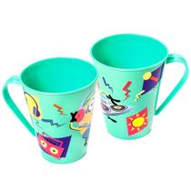 Kit 2 Copos Infantil Minions Caneca Meu Malvado Favorito