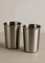 Kit 2 Copos Inox 250 ML Tuut Estilo e Resistência