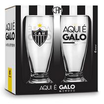 Kit 2 Copos Munich Times 200ml - Brasfoot - ATLETICO I Kit 2 Copos Munich Times 200ml - Brasfoot - ATLETICO I