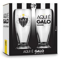 Kit 2 Copos Munich Times 200ml - Brasfoot - Atletico I Kit 2 Copos Munich Times 200ml - Brasfoot - Atletico I