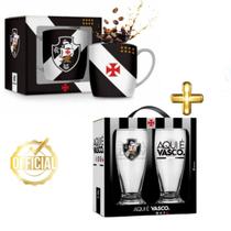 Kit 2 Copos Munich Tulipa Chopp Cerveja Bar + 1 Caneca