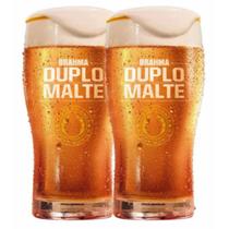 Kit 2 Copos P/ Cerveja Brahma Duplo Malte 425ml - Ambev