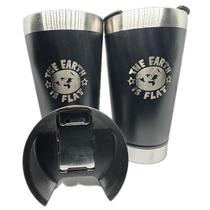 Kit 2 Copos Terra Plana The Earth Is Flat 500Ml Térmico Kit 2 Copos Terra Plana The Earth Is Flat 500Ml Térmico