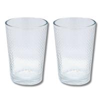 Kit 2 Copos Vidro Arizona 200ml Transparente Drinks Agua Suco