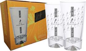 Kit 2 Copos Whisky Uísque Johnnie Walker Long Drink - Diageo Oficial - 450ml