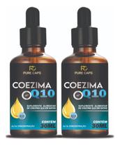 Kit 2 Coq10 Gota Pure Caps 30ml - 100% Original