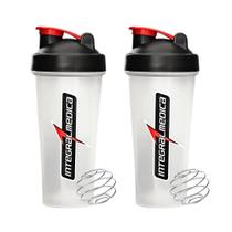 Kit 2 Coqueteleira 600ml Academia Integralmédica C/ Blender Mola Kit 2 Coqueteleira 600ml Academia Integralmédica C/ Blender Mola