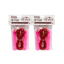 Kit 2 Corda De Pular 2,55 Empunhadora 11,55cm Fitness