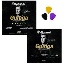 Kit 2 Corda Violão Nylon Signature Guinga Giannini +Palhetas Kit 2 Corda Violão Nylon Signature Guinga Giannini +Palhetas
