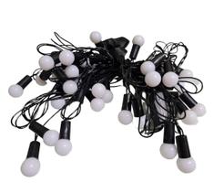 Kit 2 Cordão Pisca Pisca Natal Com 40 Bolinhas Colorida Led