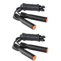 Kit 2 Cordas de Pular Com Rolamento Profissional Vollo VLS3118 275cm Em PVC