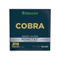 kit 2 Cordas p/ Violão Aço Giannini Nanotec Bronze GEEFLKS PN