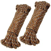 Kit 2 Cordas Para Varal Trançada Reforçada Poliéster 7mm 15M