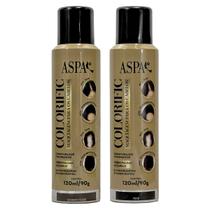 Kit 2 Cores Maquiagem Cabelos Retoque Raízes Colorific 120ml
