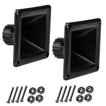 Kit 2 Corneta LC150 Quadrada Para Driver Som Com Parafusos