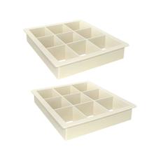 Kit 2 Cortador Brownie Forma Quadrada 7x7 Ou 5x5 Fatiador - Kit 2 Cortador Brownie Forma Quadrada 7x7 Ou 5x5 Fatiador -